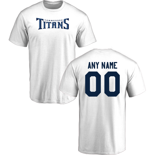 Men Tennessee Titans Design-Your-Own Short Sleeve Custom NFL T-Shirt->nfl t-shirts->Sports Accessory